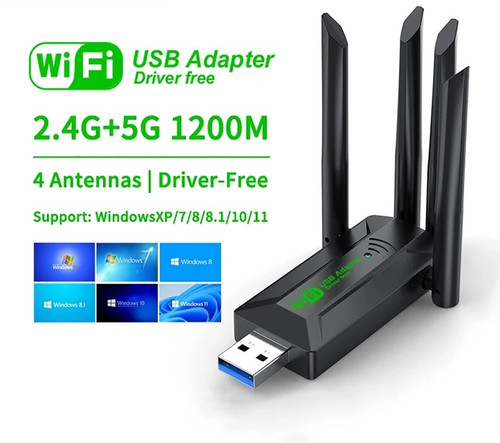 1800mbps dual band 5g usb - 2.4/5g,