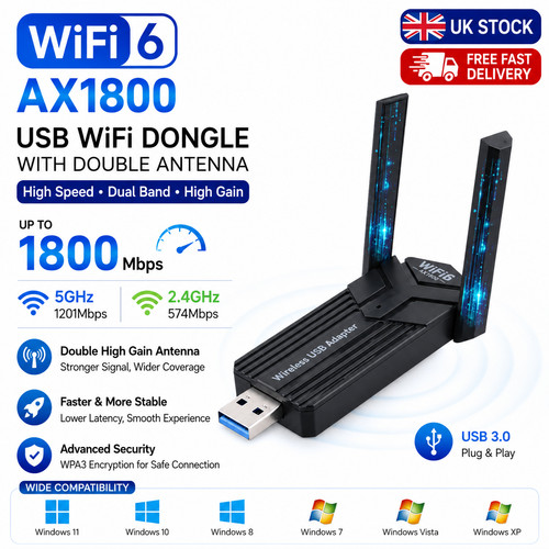 1800mbps usb wifi - usb, dual