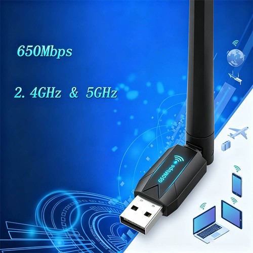 Usb wifi adapter 650mbps - wifi,