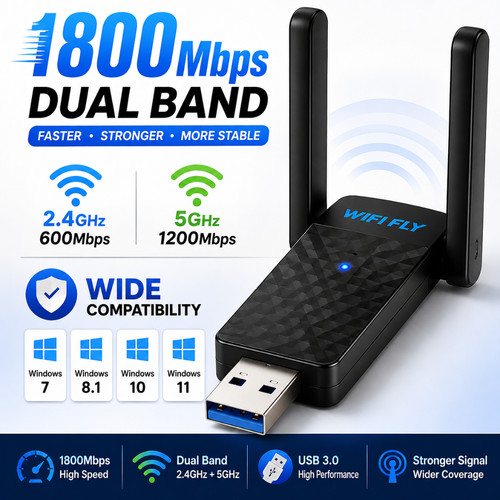 1800mbps usb wifi adapter - 1800mbps,