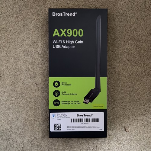 Brostrend ax900 usb wifi - wifi, 6