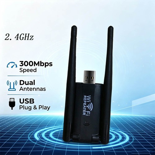 Usb wifi adapter - wifi, 300mbps