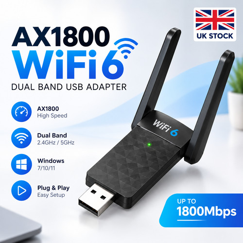 1800mbps usb wifi adapter - wifi, dual