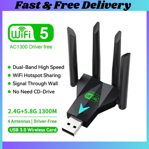 1200mbps usb wifi adapter - 1200mbps, dual