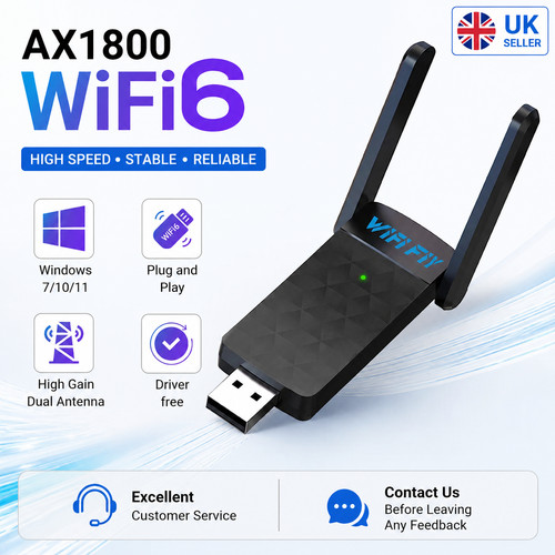 1800mbps usb wifi adapter dual - wifi,