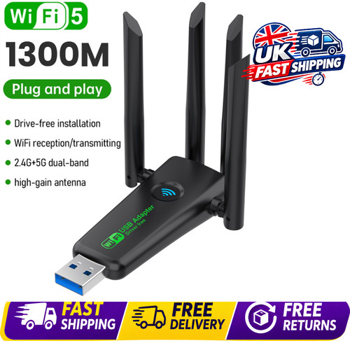 1300mbps usb wifi adapter - 1300mbps,