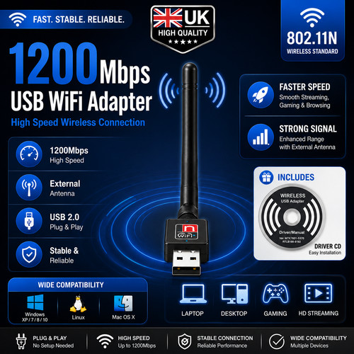 1200mbps wireless wifi - 1200mbps,