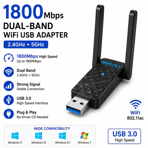 1800mbps usb wifi - wifi, adapter