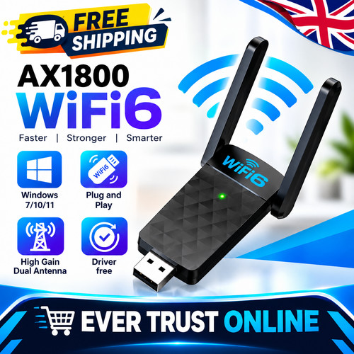 1800mbps usb wifi adapter dual - wifi,